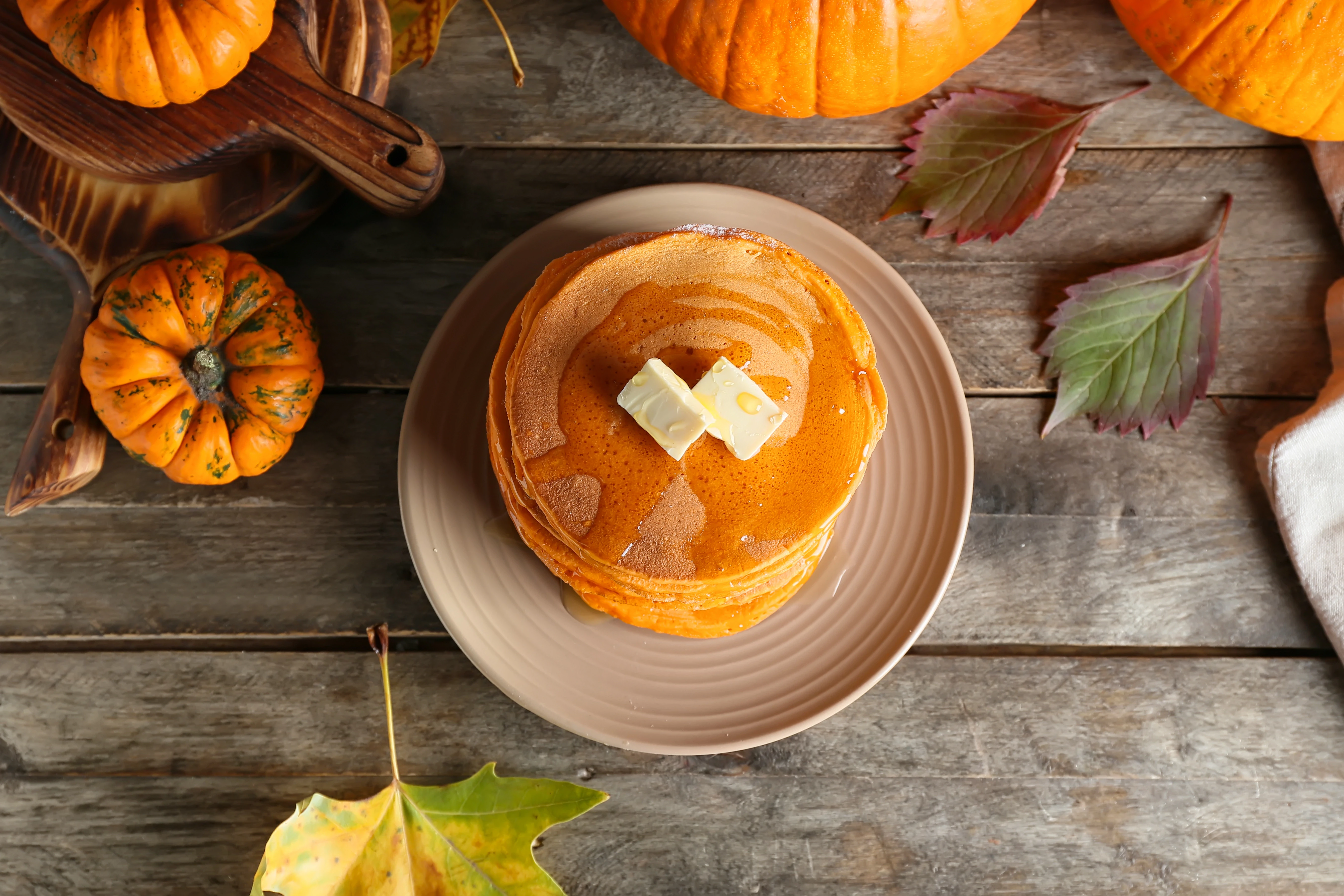 recette pancakes citrouille automne gingembre cannelle épices